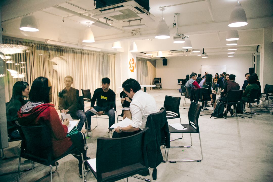 Group Discussion at Dream Impact Event Room
