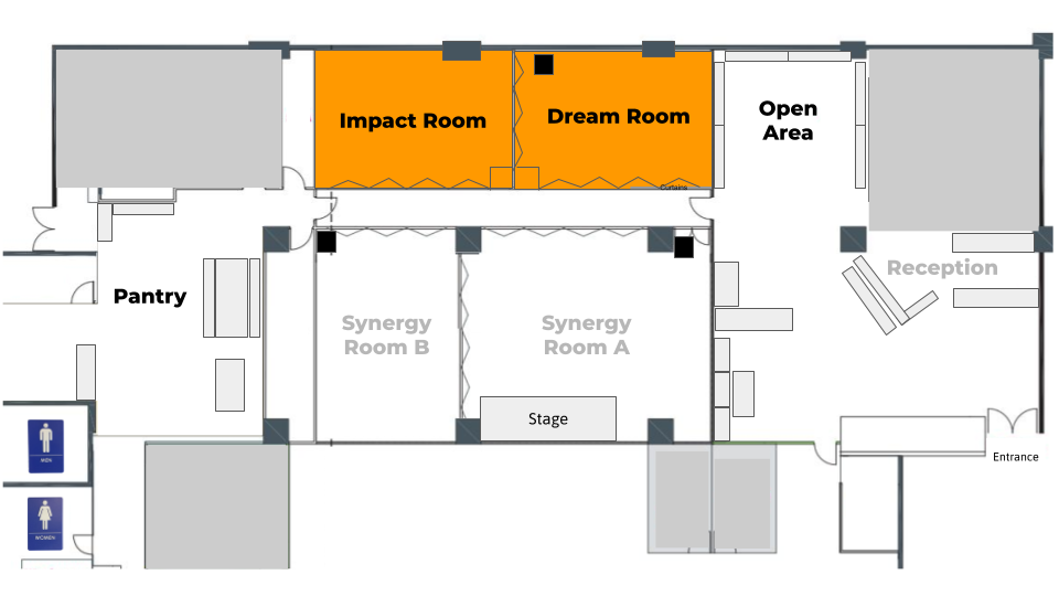 Dream and Impact Room Floorplan